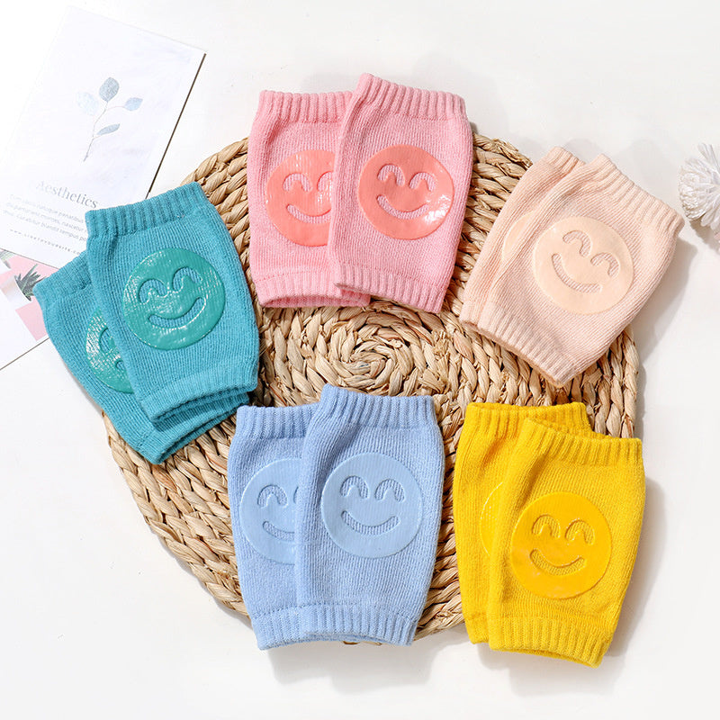 Summer Terry Baby Socks with Knee Pads – Anti-Slip Crawling Protection for Babies