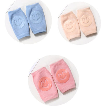 Summer Terry Baby Socks with Knee Pads – Anti-Slip Crawling Protection for Babies