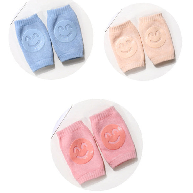 Summer Terry Baby Socks with Knee Pads – Anti-Slip Crawling Protection for Babies